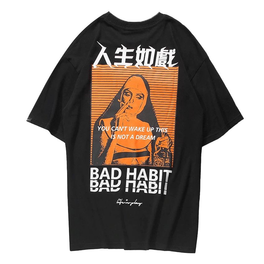 Bad Habit Graphic T-Shirt sold by Yugen Theory