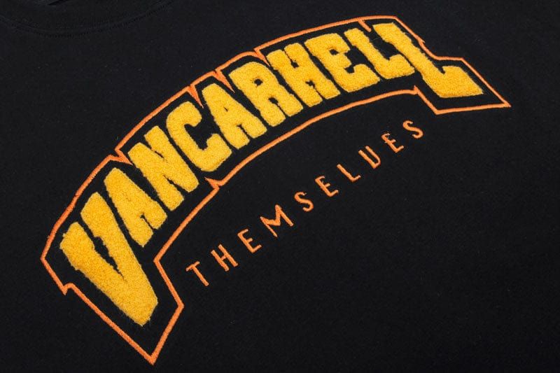 VANCARHELL Varsity T-Shirt sold by Yugen Theory product image thumbnail 5