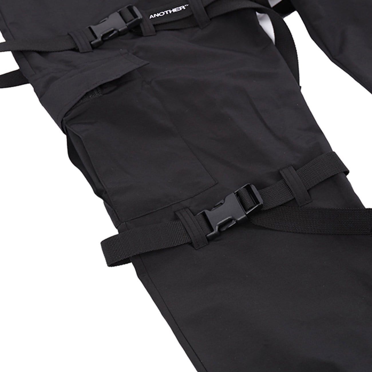 Techwear Multi Pockets Ribbons Cargo Pants sold by Yugen Theory product image thumbnail 5