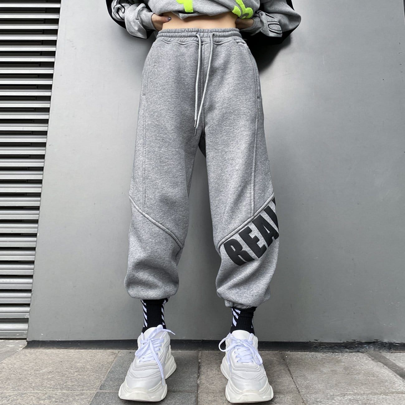 Asymmetry Print Harem Pants sold by Yugen Theory product image thumbnail 4