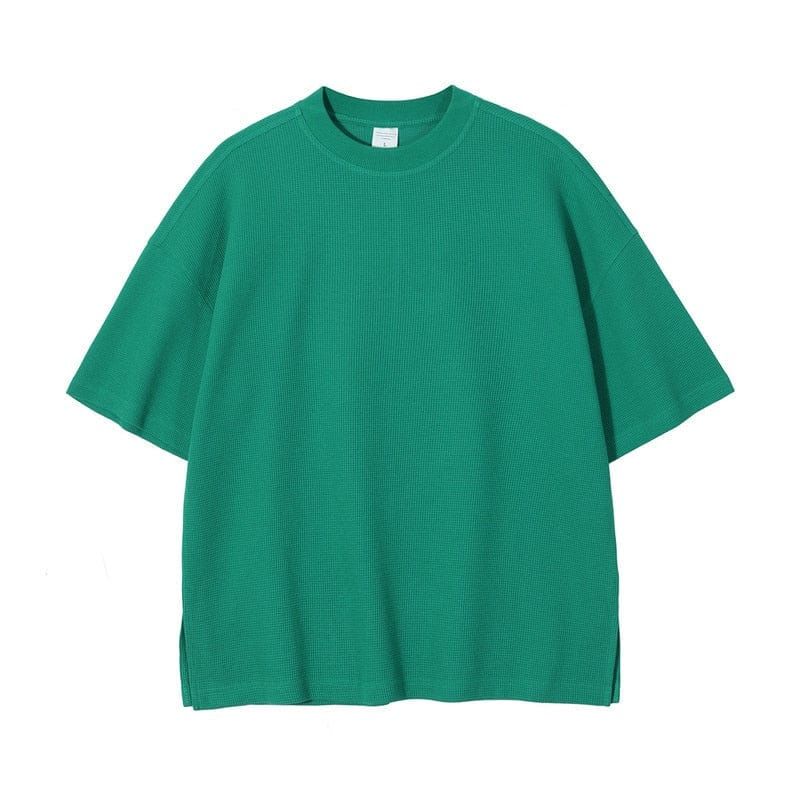 Essential Waffle Knit T-Shirt sold by Yugen Theory