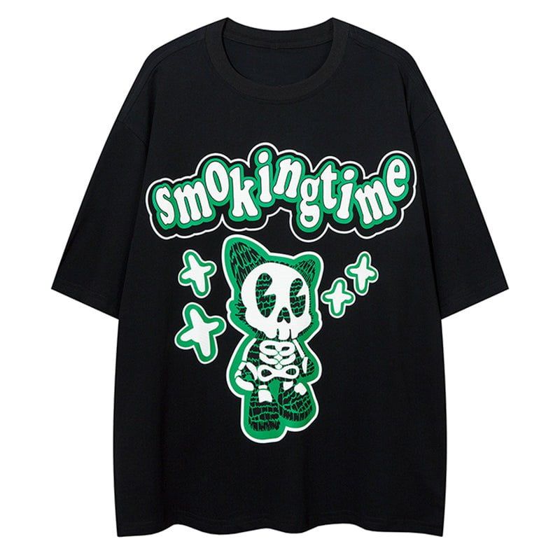 Stylish T-shirt Cute Skeleton sold by Yugen Theory