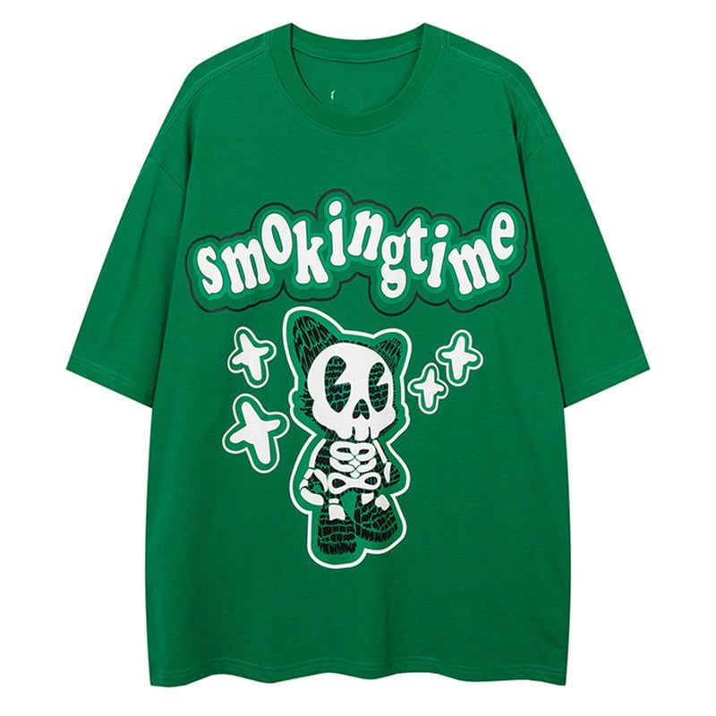 Stylish T-shirt Cute Skeleton sold by Yugen Theory product image thumbnail 3
