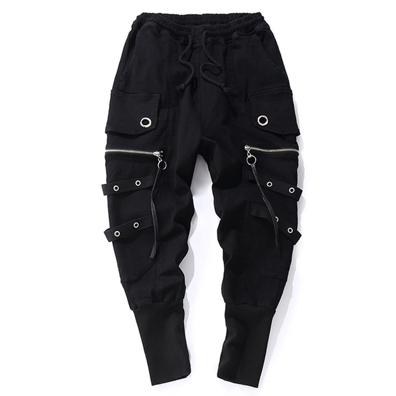 Zipper Multi Pockets Harem Pants sold by Yugen Theory
