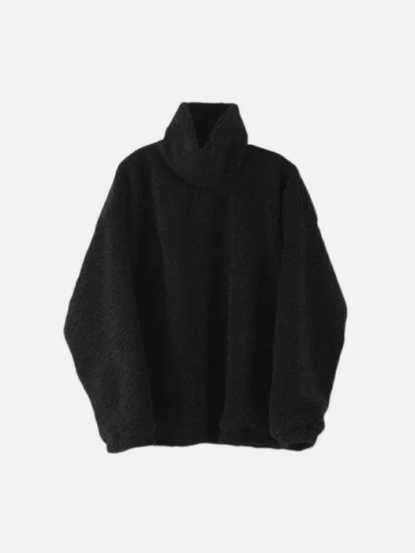 Turtleneck Sherpa Sweatshirt sold by Yugen Theory