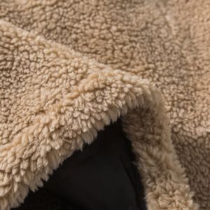 Patchwork Sherpa Winter Coat Color Block sold by Yugen Theory