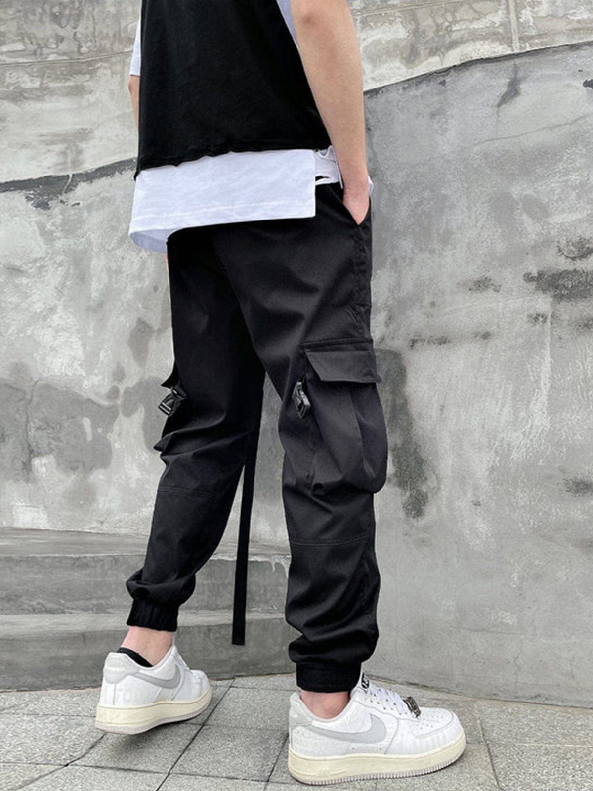 Ribbons Pockets Function Cargo Pants sold by Yugen Theory product image thumbnail 4