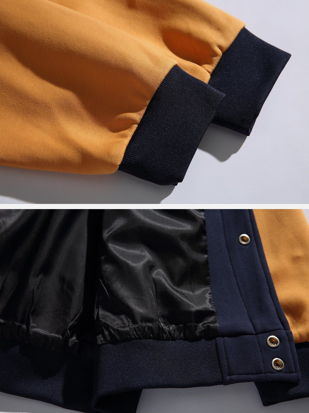 Vintage Colorblock Varsity Jacket sold by Yugen Theory product image thumbnail 4