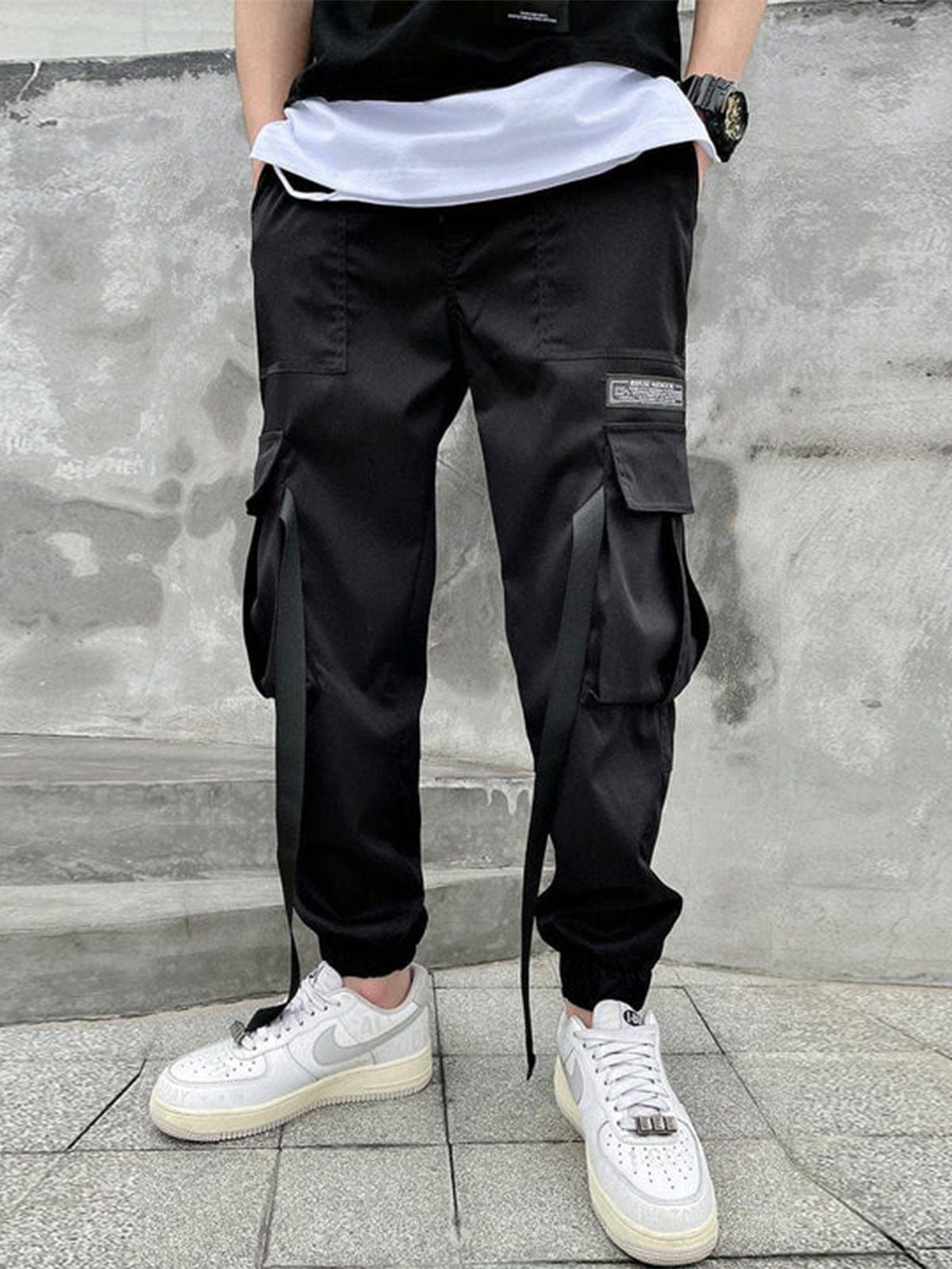 Ribbons Pockets Function Cargo Pants sold by Yugen Theory product image thumbnail 5