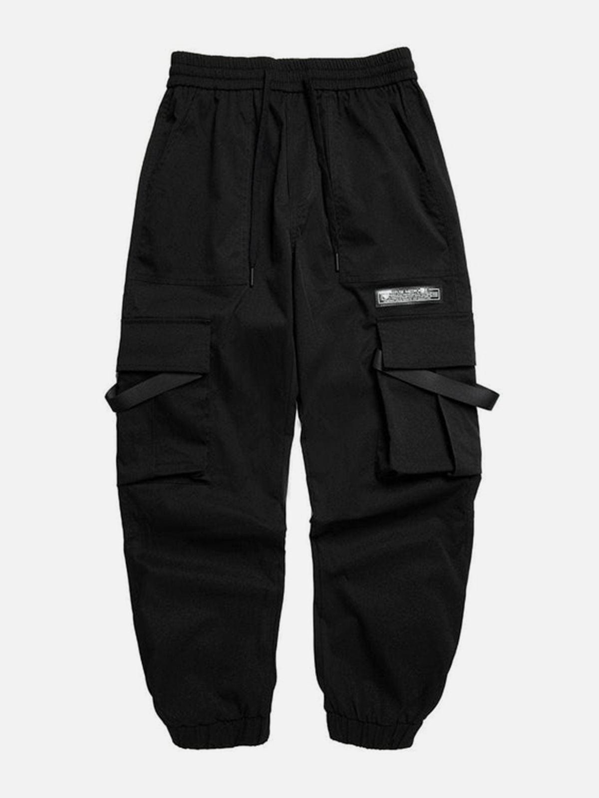 Ribbons Pockets Function Cargo Pants sold by Yugen Theory