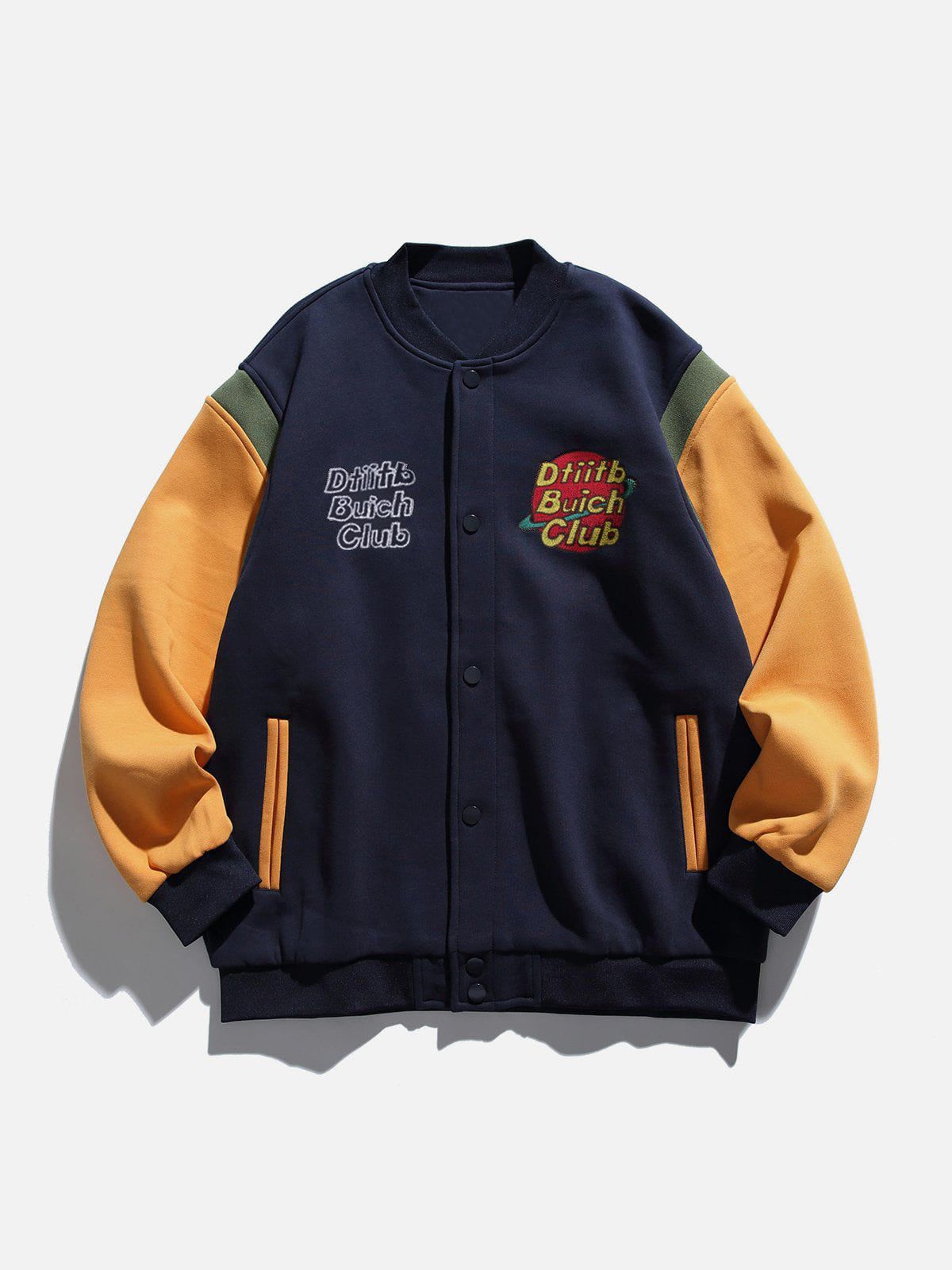 Vintage Colorblock Varsity Jacket sold by Yugen Theory