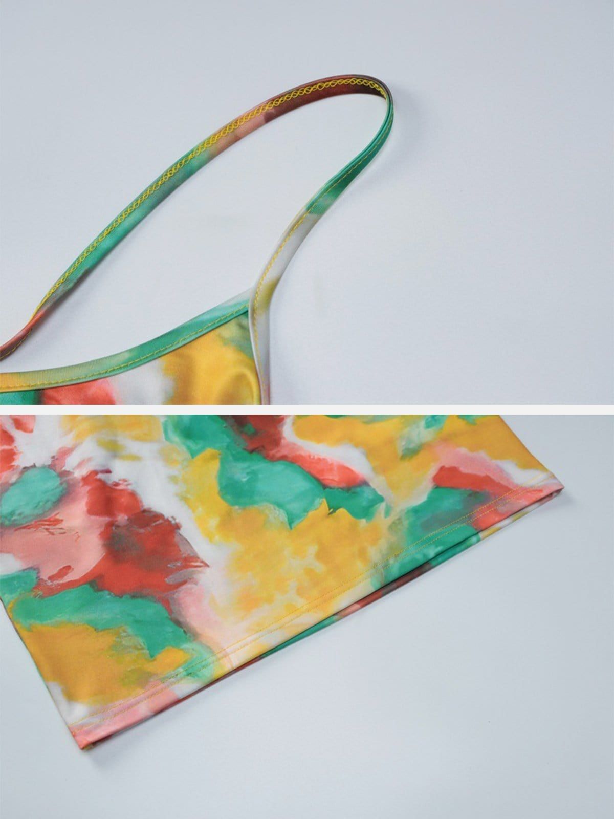 Color Graffiti Sling Dress sold by Yugen Theory product image thumbnail 2