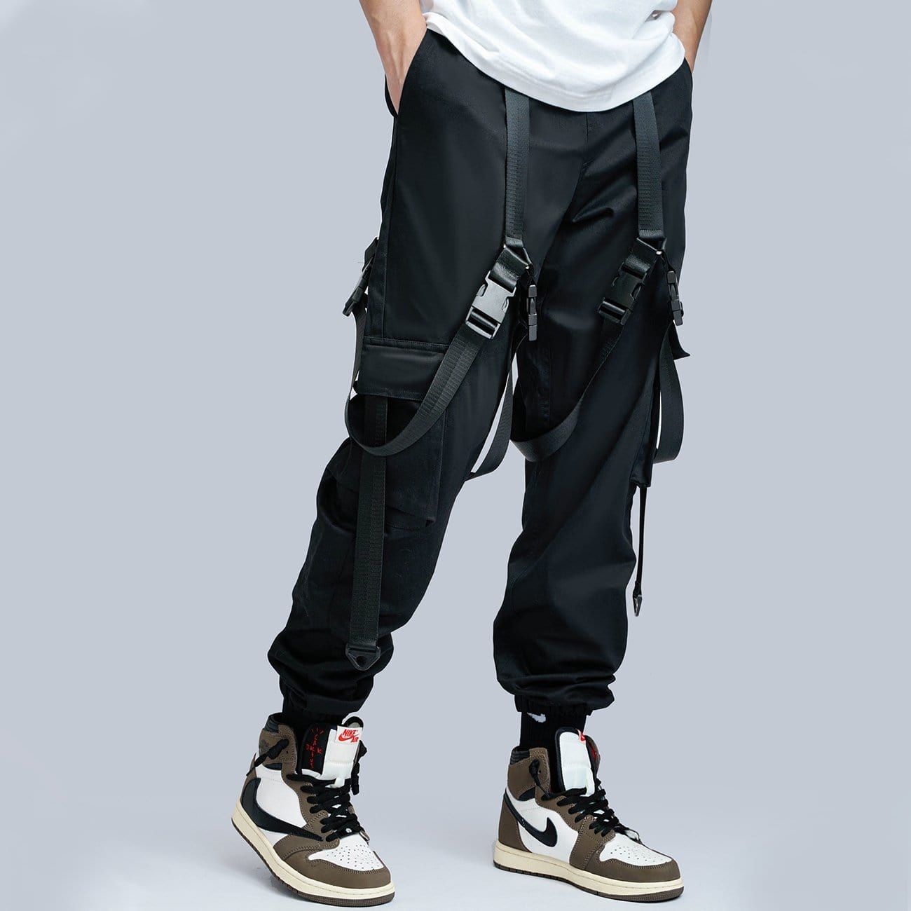 Combat Techwear Ribbons Buckle Cargo Pants sold by Yugen Theory product image thumbnail 3
