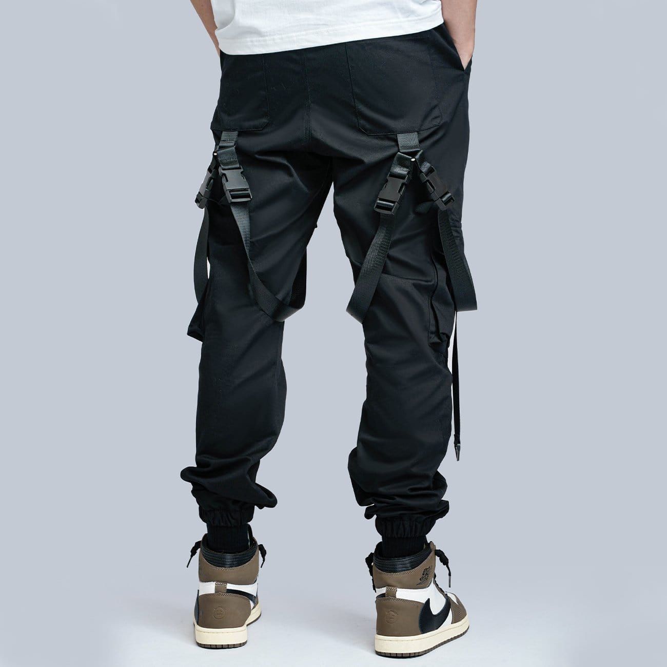 Combat Techwear Ribbons Buckle Cargo Pants sold by Yugen Theory product image thumbnail 4