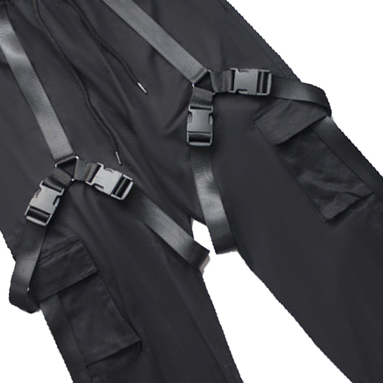 Combat Techwear Ribbons Buckle Cargo Pants sold by Yugen Theory product image thumbnail 5