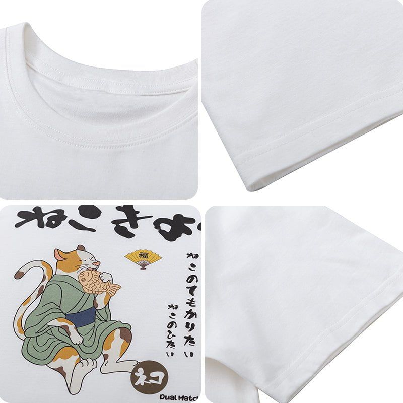 Japanese T-shirt Tokyo Cat sold by Yugen Theory product image thumbnail 3