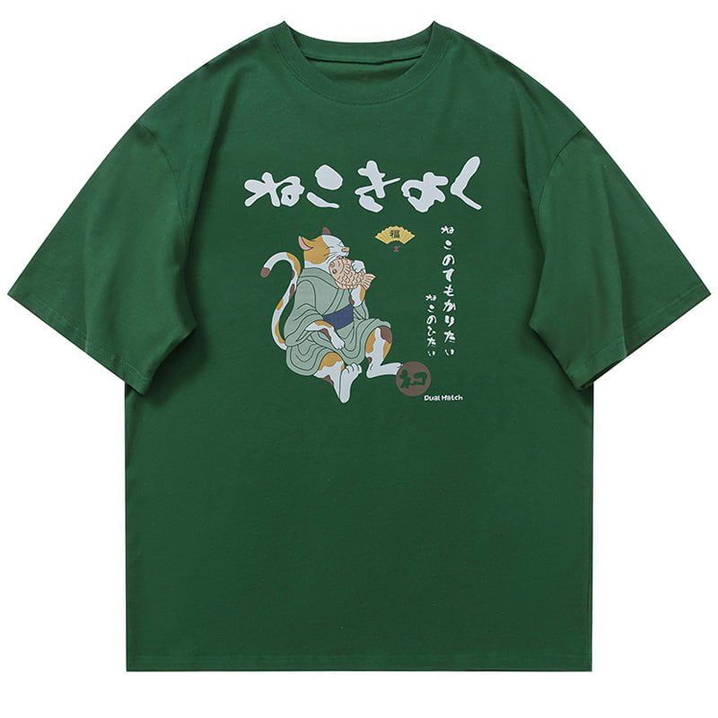 Japanese T-shirt Tokyo Cat sold by Yugen Theory