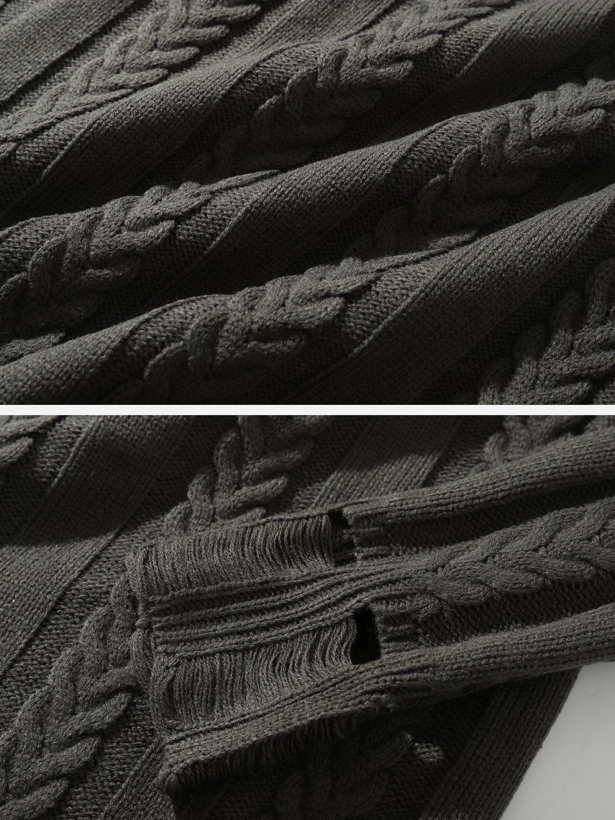 Solid Color Knit Sweater sold by Yugen Theory product image thumbnail 3