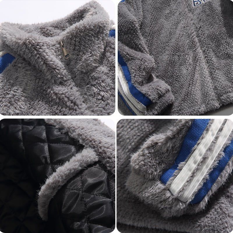 Sherpa Winter Coat Jacket Side Stripes sold by Yugen Theory product image thumbnail 4
