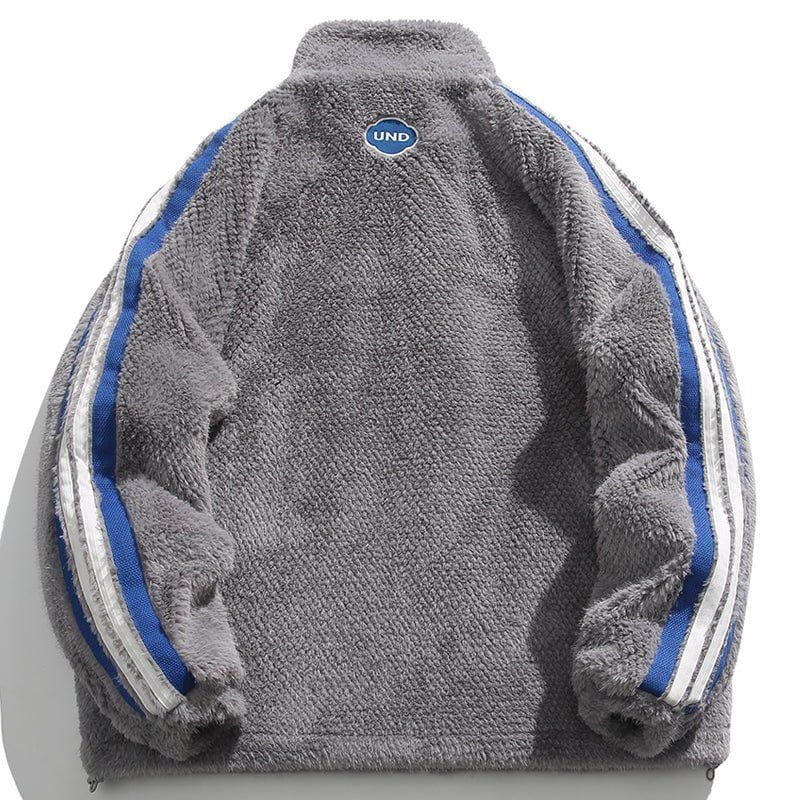 Sherpa Winter Coat Jacket Side Stripes sold by Yugen Theory product image thumbnail 3