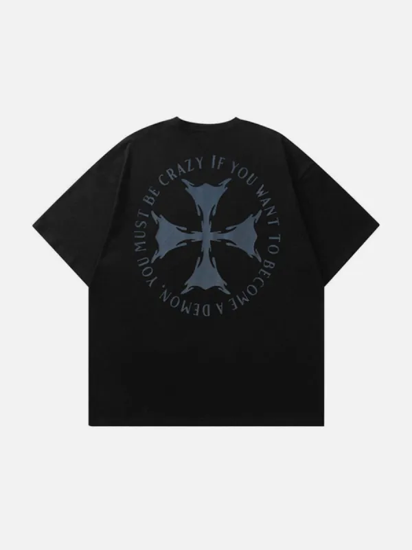 Cross Graphic T-Shirt sold by Yugen Theory