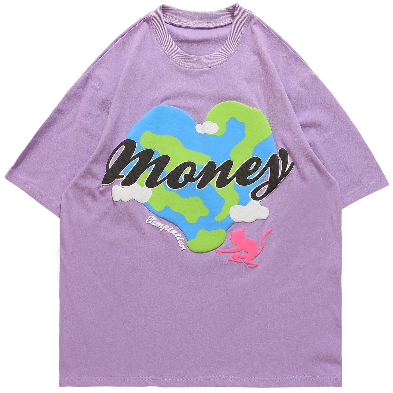 Heart Skull Graphic T-Shirt sold by Yugen Theory product image thumbnail 4