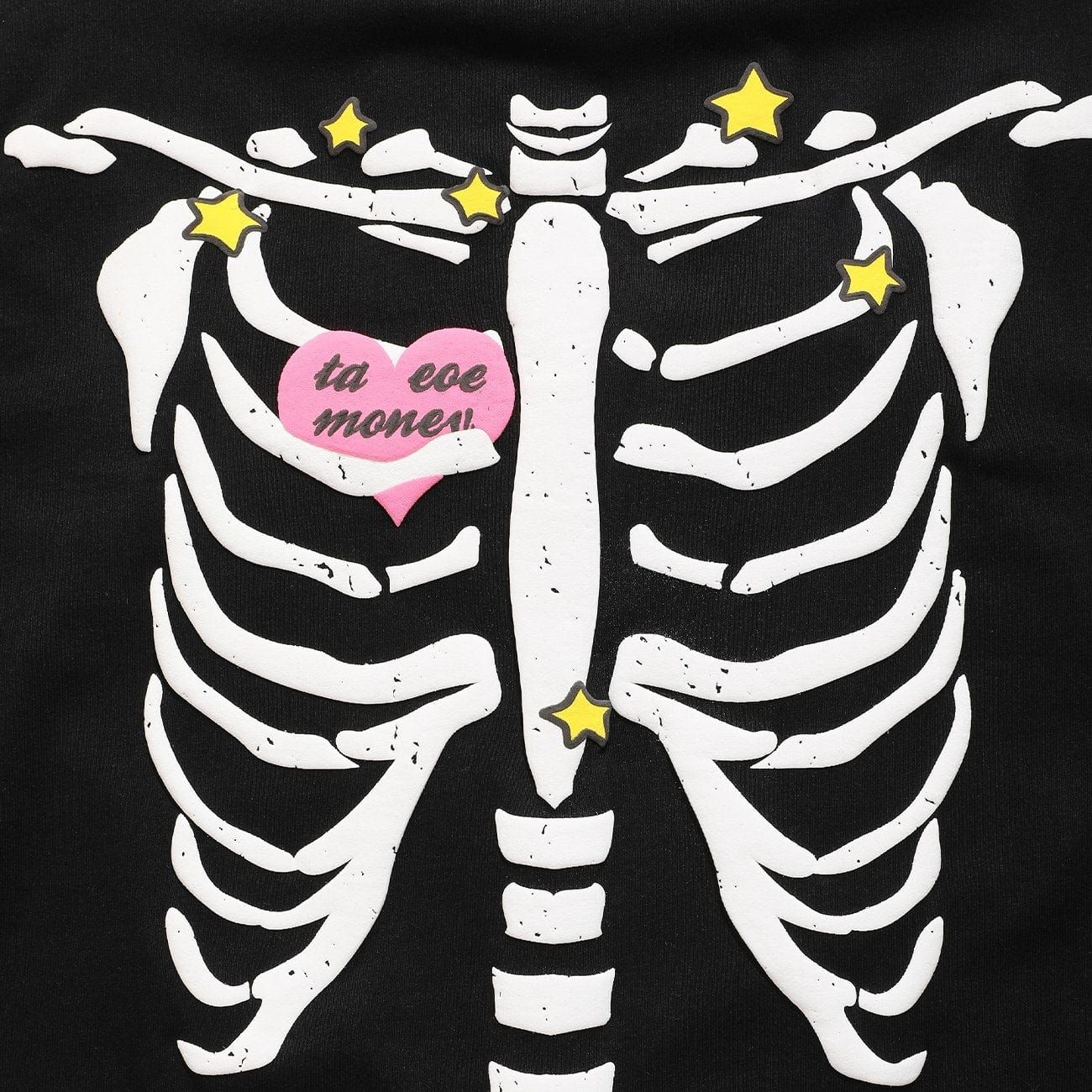 Heart Skull Graphic T-Shirt sold by Yugen Theory product image thumbnail 5