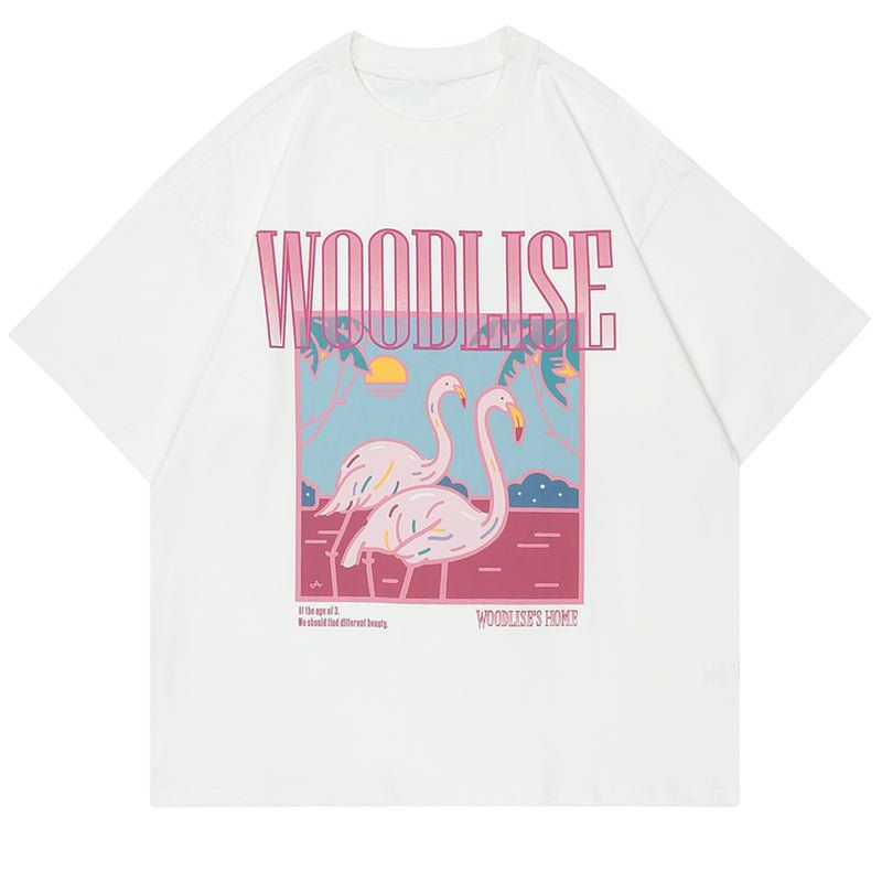 Cute Graphic T-shirt Flamingo sold by Yugen Theory product image thumbnail 2