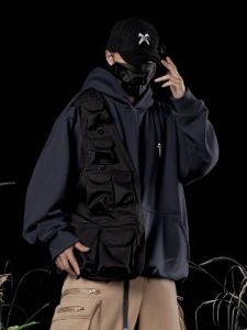 Patchwork Vest Hoodie sold by Yugen Theory