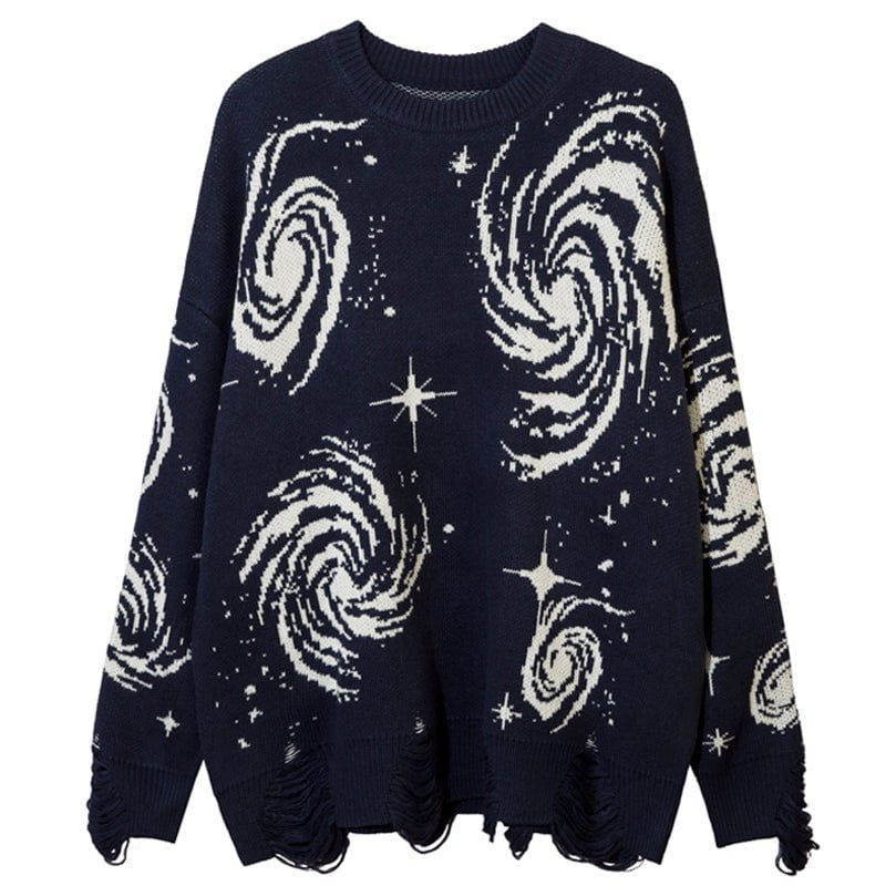Oversize Jacquard Sweater Starry Sky sold by Yugen Theory product image thumbnail 4