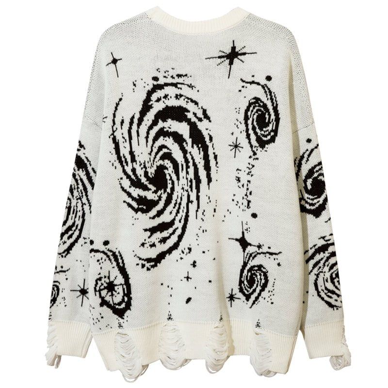 Oversize Jacquard Sweater Starry Sky sold by Yugen Theory product image thumbnail 5