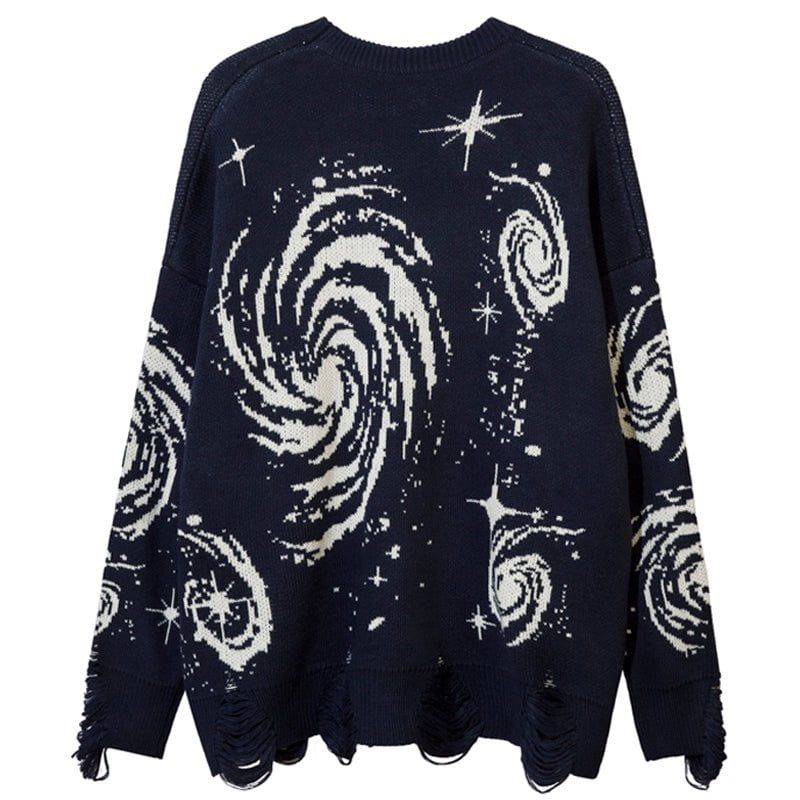 Oversize Jacquard Sweater Starry Sky sold by Yugen Theory product image thumbnail 3