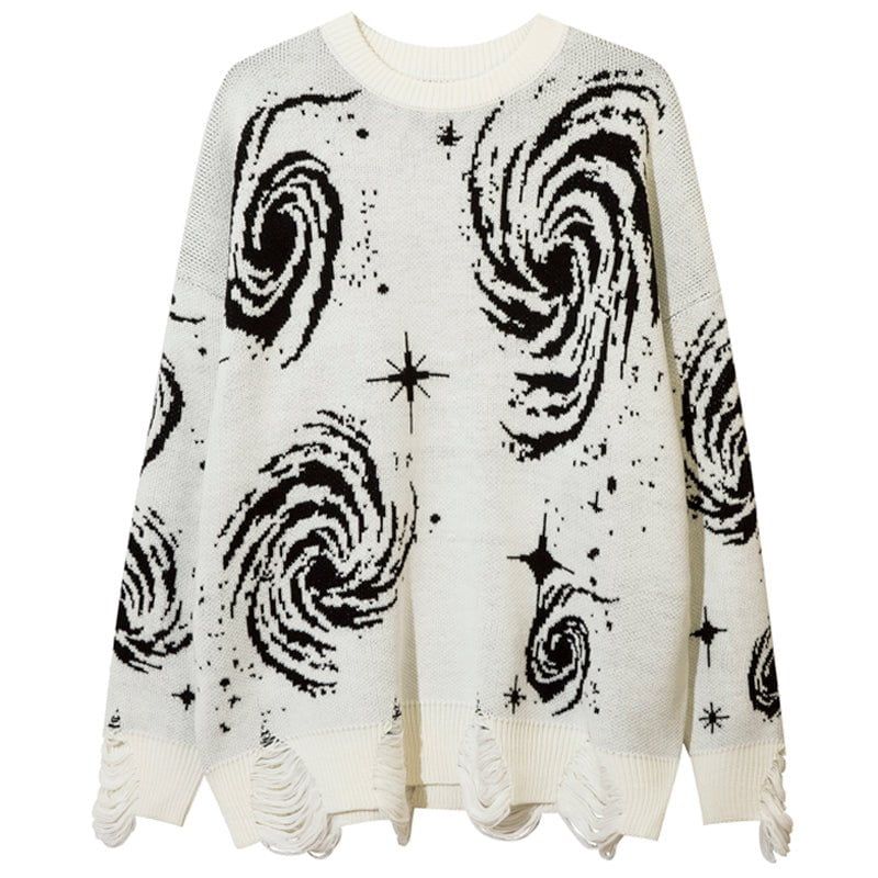 Oversize Jacquard Sweater Starry Sky sold by Yugen Theory product image thumbnail 2