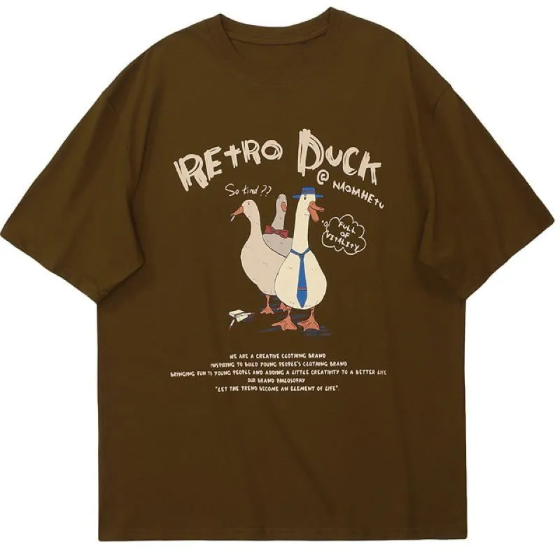 Retro Tee Three Duck sold by Yugen Theory