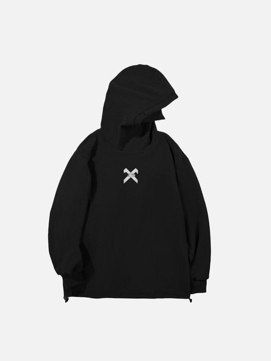 Embroidery Polar Fleece Hoodie sold by Yugen Theory product image thumbnail 3