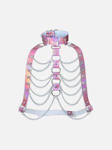 Laser Metal Chain Belt sold by Yugen Theory