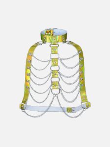 Laser Metal Chain Belt sold by Yugen Theory