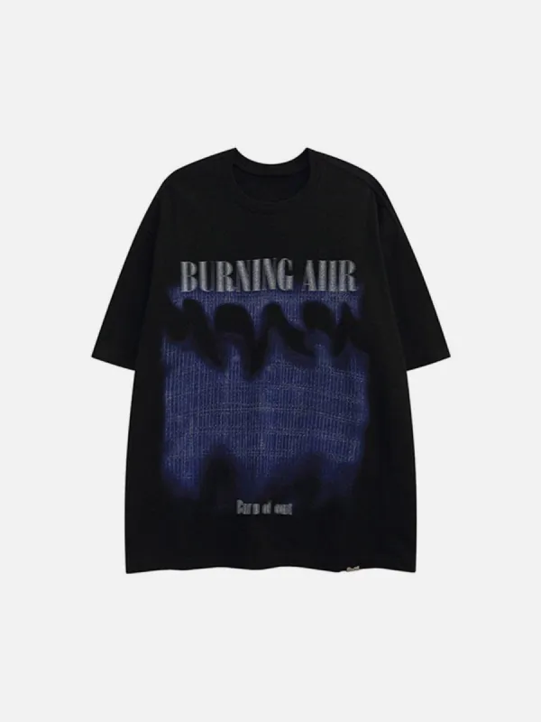 Dark Funny Color Graffiti T-Shirt sold by Yugen Theory