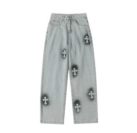 Straight Leg Jeans Cross Patch sold by Yugen Theory product image thumbnail 3