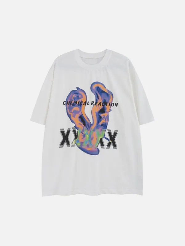 Fire Flame Cotton Graphic T-Shirt sold by Yugen Theory