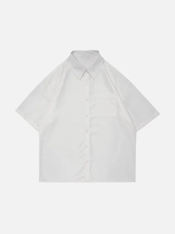 Dark Solid Color Shirt sold by Yugen Theory