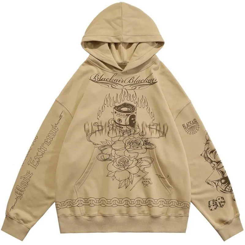 Vintage Hoodie Thorny Rose sold by Yugen Theory