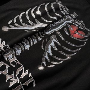 Heart Skeleton Graphic T-Shirt sold by Yugen Theory