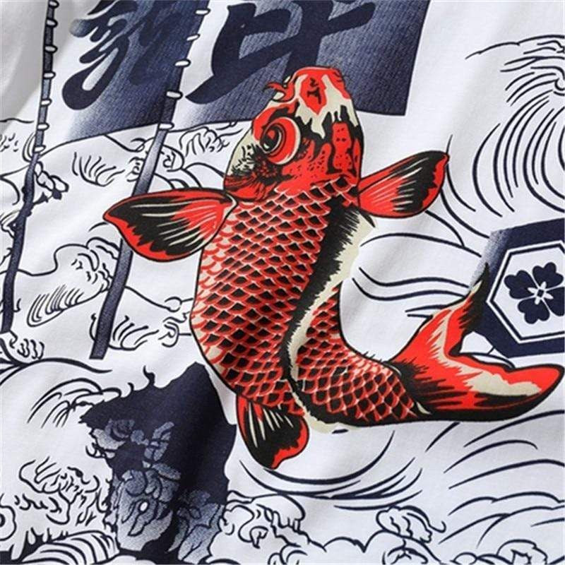 Crimson Koi T-Shirt sold by Yugen Theory product image thumbnail 5