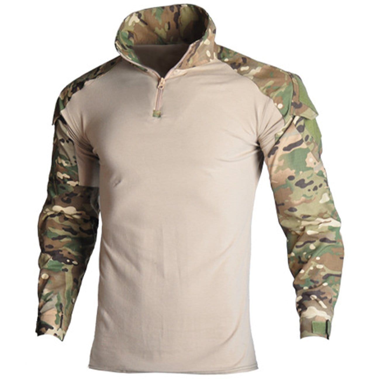 Camouflage Patchwork Tactical Combat Sweatshirt sold by Yugen Theory product image thumbnail 3