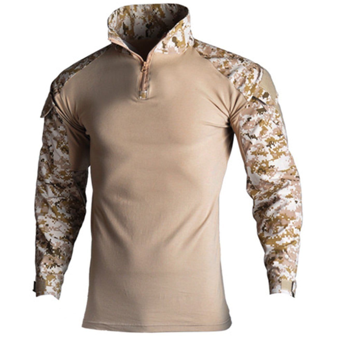 Camouflage Patchwork Tactical Combat Sweatshirt sold by Yugen Theory product image thumbnail 2