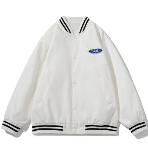 Letter Label Varsity Jacket sold by Yugen Theory