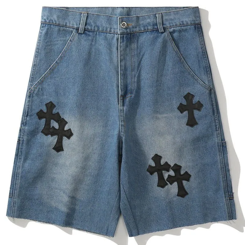 Vintage Denim Shorts Cross sold by Yugen Theory
