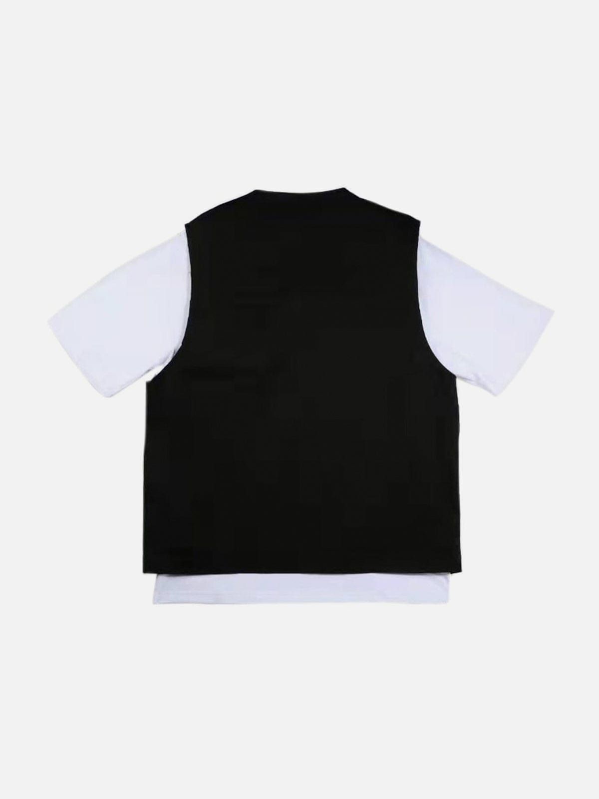 Vintage Multi Pockets Button Vest sold by Yugen Theory product image thumbnail 2