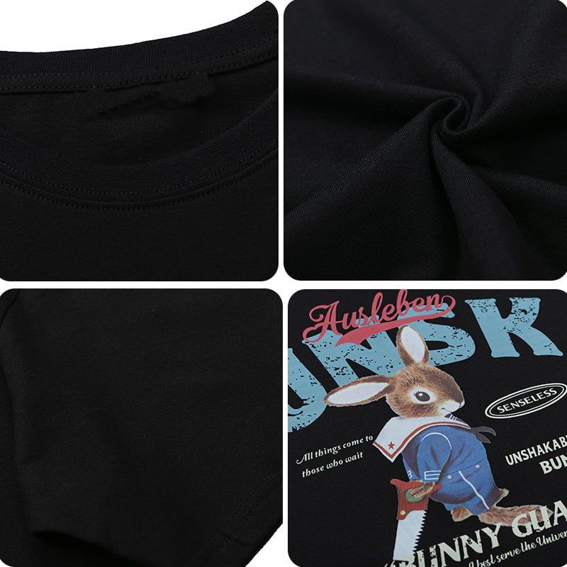 Oversize T-shirt Bunny Guard sold by Yugen Theory product image thumbnail 5